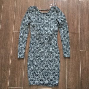 Sexy Open back dress